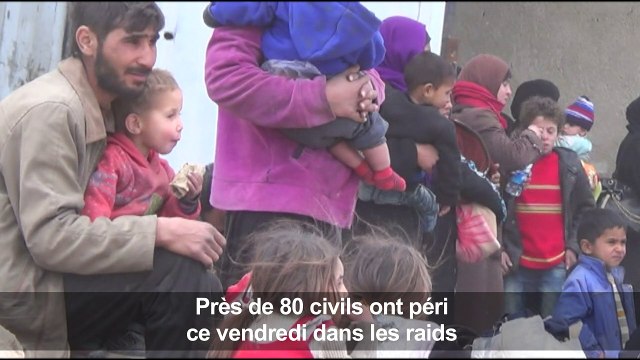 Ghouta Orientale: des milliers de Syriens continuent de fuir