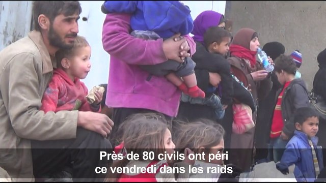 Ghouta Orientale: des milliers de Syriens continuent de fuir