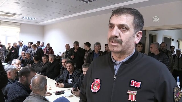 Emekli özel harekatçı polislerden Zeytin Dalı Harekatı'na destek - KİLİS