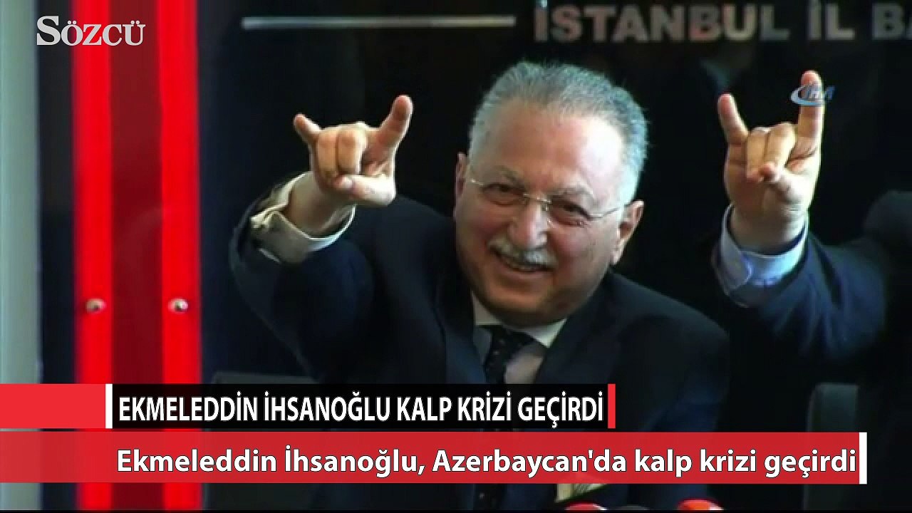 Ekmeleddin İhsanoğlu kalp krizi geçirdi!