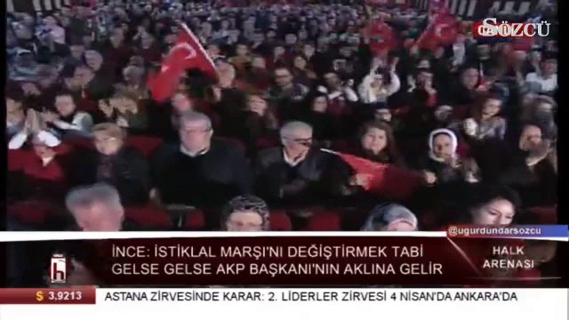 İnce’den flaş İstiklal Marşı açıklaması! Kim çıkardı ortaya?