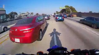 Motorcycle Lane Splitting In Los Angeles, CA
