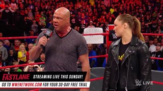 Ronda Rousey gets her WrestleMania match_ Raw, March 5, 2018