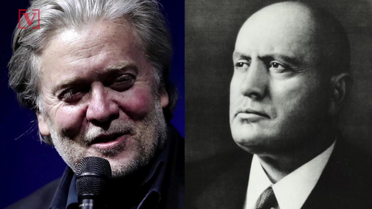 Report: Steve Bannon 'Fascinated' By Benito Mussolini