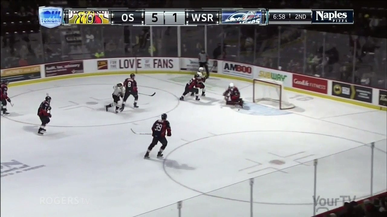 Play of the Night - Jonah Gadjovich goes between his legs for beauty goal