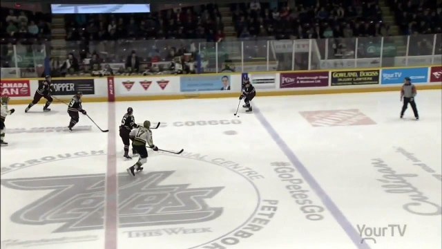 OHL North Bay Battalion - Battalion score on odd bouncing-puck play