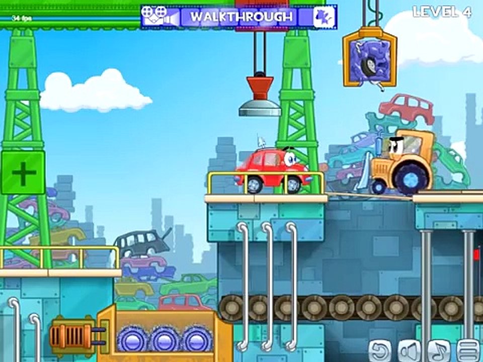 Мультик ИГРА для детей - Машинка ВИЛЛИ Спешит на гонку. Красная машинка Вилли Wheely (1 серия)