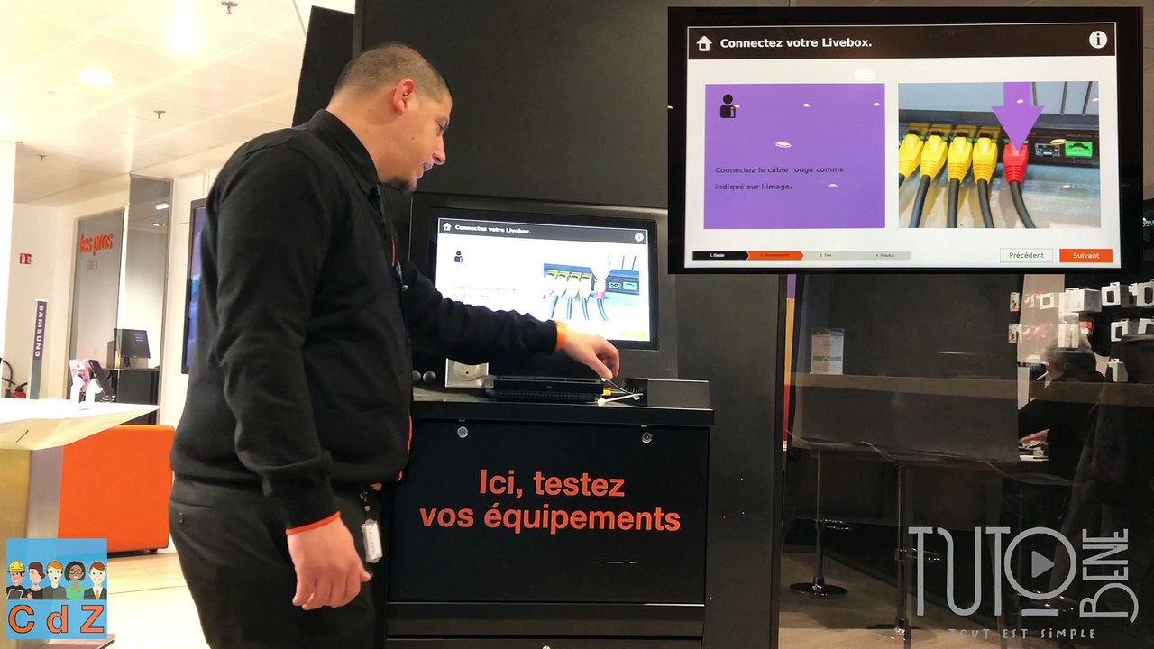 Le Livebox Testing en Boutique Orange