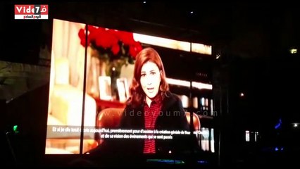 كلمة الفنانة ماجدة الرومي بمهرجان الاقصر عن يوسف شاهين ومصر