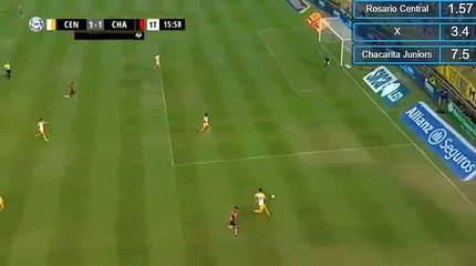 Elias Alderete  Goal HD - Rosario Central	1-1	Chacarita Juniors 17.03.2018