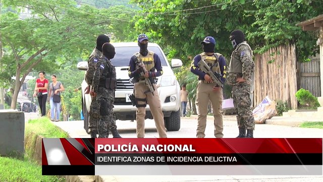 Policía Nacional identifica zonas de incidencia delictiva