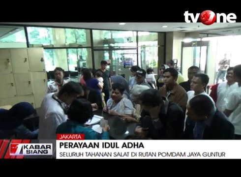 Idul Adha, Kantor KPK Ramai Kunjungan Keluarga Tahanan