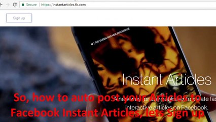How to Monetize with Facebook ads⁄ Audience Network (Instant Articles configuration)