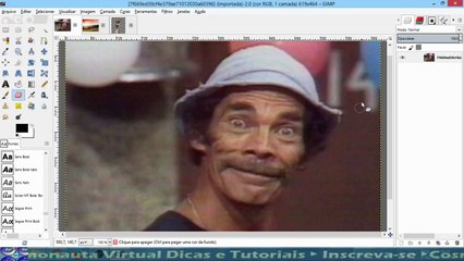 Como Recortar uma Imagem no Gimp