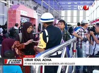 Pemudik Padati Stasiun Senen, KAI Siapkan 24 Kereta Reguler