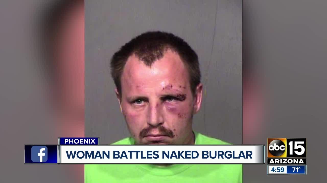 Phoenix mother attacked by naked armed robber