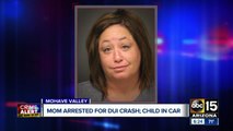 Mom arrested for DUI crash in Mohave Valley