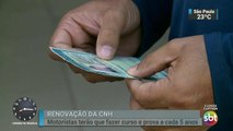 Regras para renovação da CNH mudarão a partir de junho