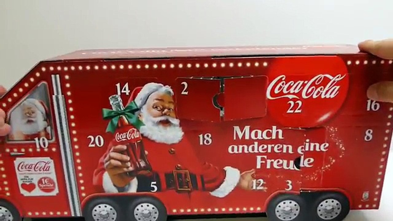 Big Coca Cola Truck Advent Calendar Unboxing