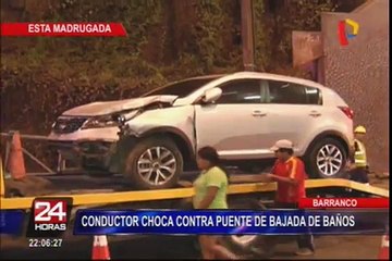 Barranco: refacción de puente en Costa Verde ocasiona caos vehicular