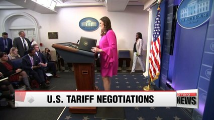 Trump holding talks with 'number of countries' on tariffs: White House