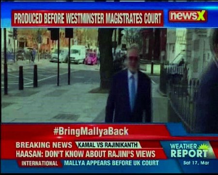 Vijay Mallya produced before Westminster magistrates court in London