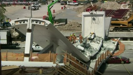 Search For Survivors Under Florida Bridge Collapse Continues