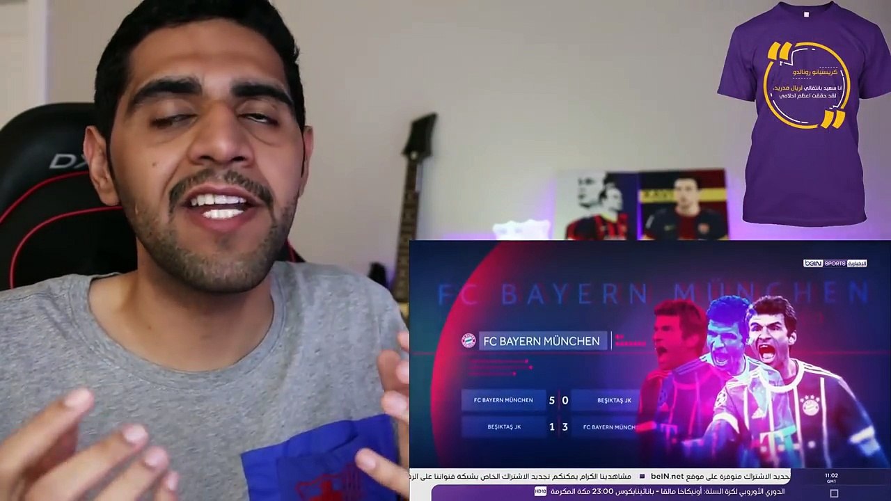ردة فعل برشلوني على " قرعة ربع نهائي دوري ابطال اوروبا 2018 " - هههههههههههههههههههه  !!!