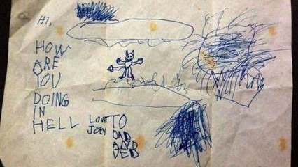 Creepy Kids Drawings