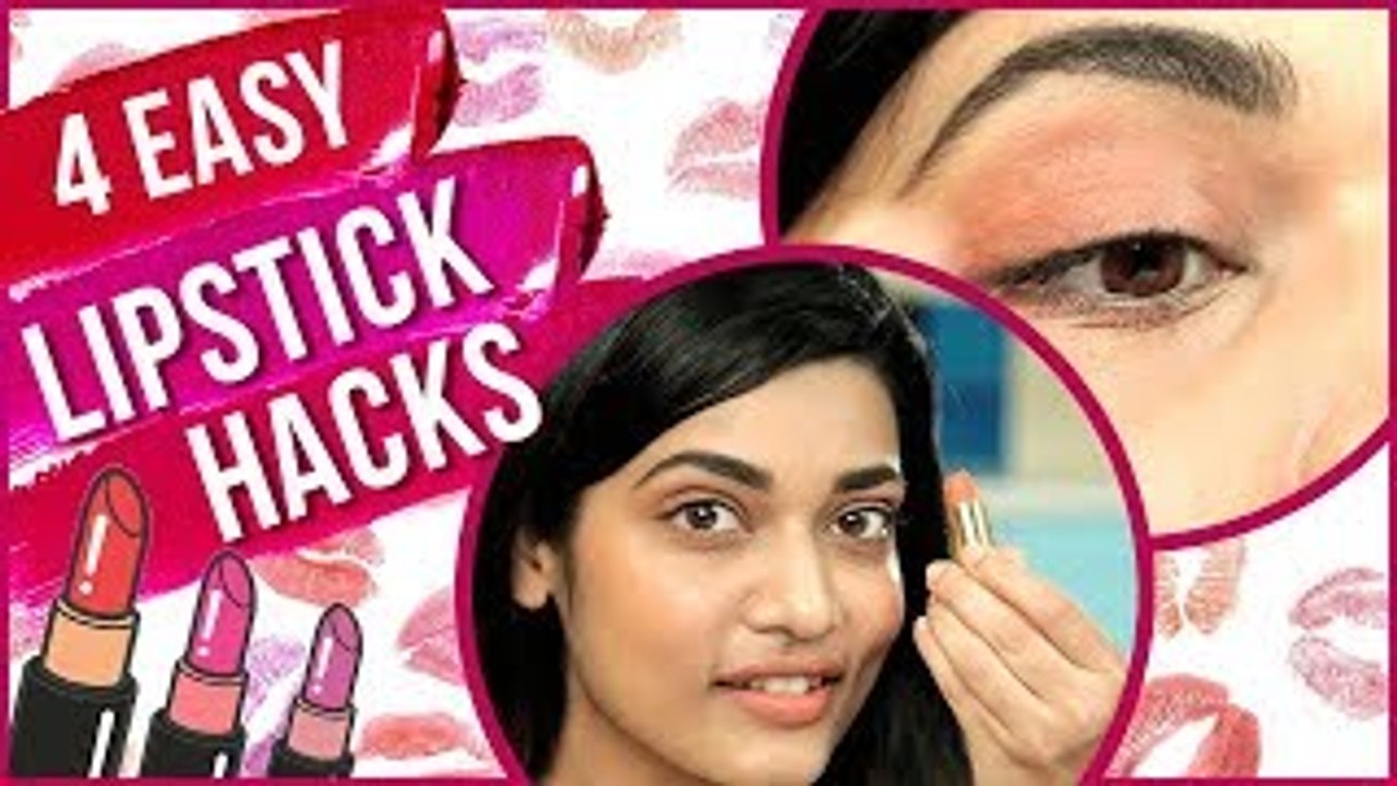 Lipstick Hacks Every Girl Should Know Lipstick Hacks Hacks Video Beauty Video Video