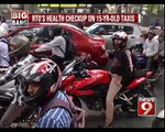 Bengaluru, RTO's health checkup on 15 year old taxis-NEWS9
