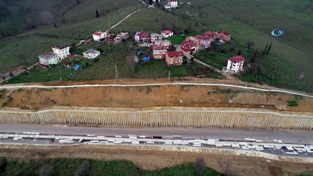 1,6 milyarlık yatırım gün sayıyor...Ordu Çevre Yolu havadan görüntülendi