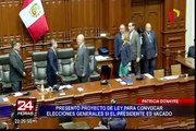 Patricia Donayre presenta proyecto para convocar a elecciones generales si PPK es vacado