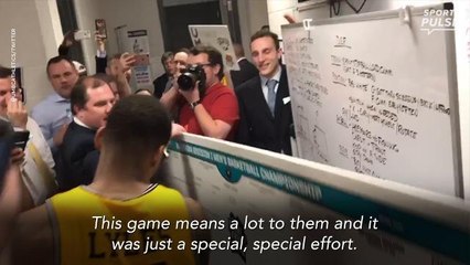 'We just made history': UMBC players react to their unprecedented victory