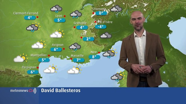 Prévisions météo : un week-end pluvieux et des températures en baisse