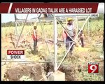 Villagers allege company is threating them - NEWS9