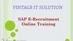 What is SAP E Recruitment | SAP E Recruitment Demo