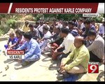 Rachenahalli, residents protest against karle company - NEWS9