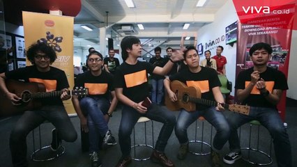 D'MASIV Ngamen di Redaksi VIVA.co.id