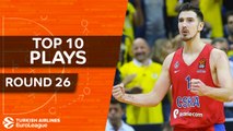 Top 10 Plays  - Turkish Airlines EuroLeague Regular Season Round 26