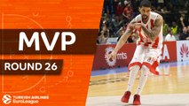 Turkish Airlines EuroLeague Regular Season Round 26 MVP: James Feldeine, Crvena Zvezda mts Belgrade