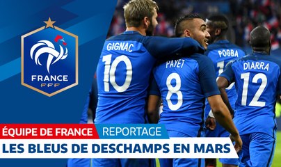 Les Bleus en mars avec Didier Deschamps