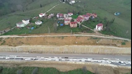 Ordu Çevre Yolu 'nun Son Durumu Havadan Görüntülendi