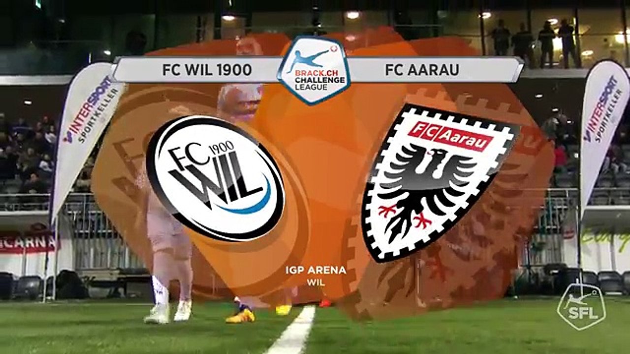 Wil 1:0 Aarau (Switzerland. Challenge League. 16 March 2018)