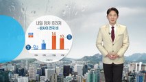 [날씨] 내일 점차 흐려져...밤사이 전국 비 / YTN