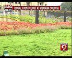 Floral Front Court at Vidhana Soudha in Bengaluru - NEWS9