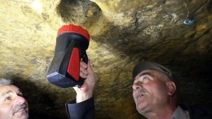 Binlerce yıllık yeraltı yerleşim yerini defineciler talan etti