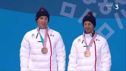 Jeux Paralympiques - Biathlon - Anthony Chalençon reçoit sa médaille de bronze