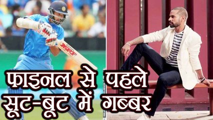India vs Bangladesh Final T20I: Shikhar Dhawan WARMS UP in SUIT ahead of final Match |वनइंडिया हिंदी