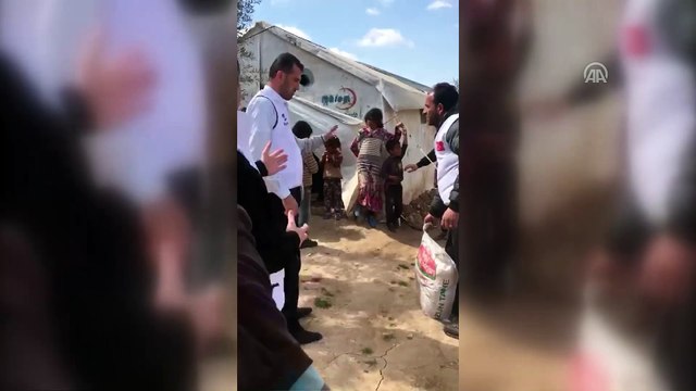 Hayrat İnsani Yardım Derneğinden İdlib'e yardım - İDLİB